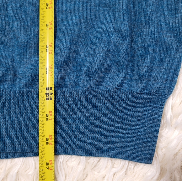 Peter Millar Sweater Vest Mens Medium Knit 100 % Merino Wool Blue Golf - Picture 9 of 16